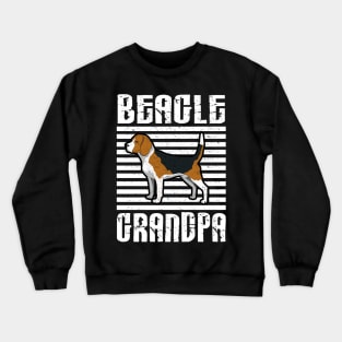 Beagle Grandpa Proud Dogs Crewneck Sweatshirt